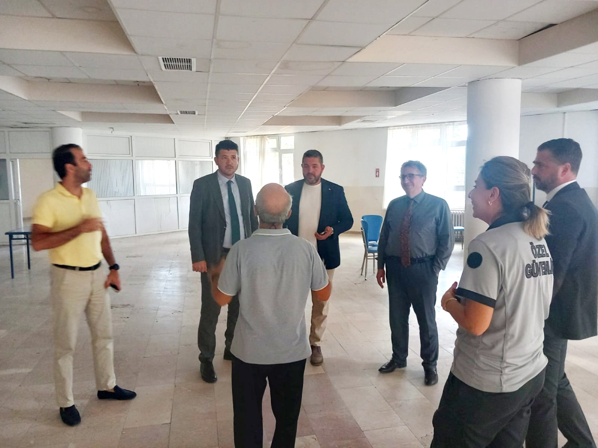 Tekirdağ NKÜ genel sekreteri Saygı Şarköy MYO'yu ziyaret etti