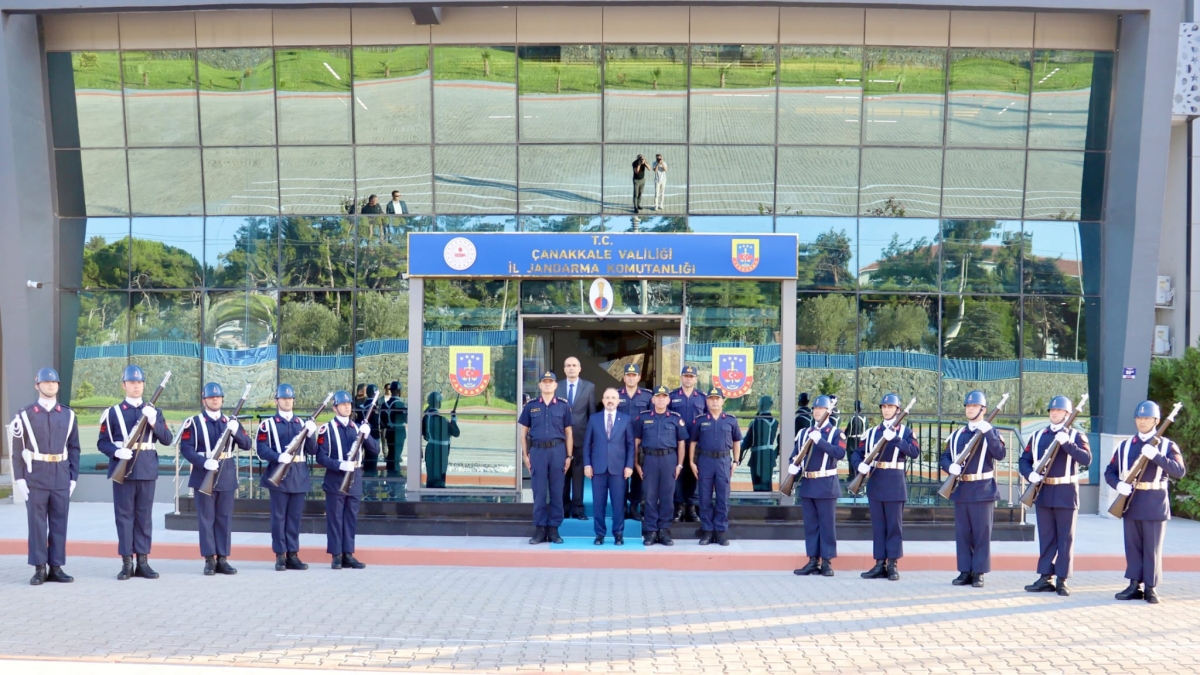 İçişleri Bakan Yardımcısı Turan'dan Çanakkale Jandarma Komutanlığına ziyaret